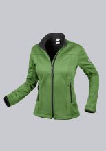 BP gevoerde softshell jack voor dames new green