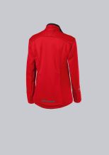 BP gevoerde softshell jack voor dames rood