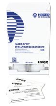 Natte brillendoekjes UVEX-Hager Werken ISpec 100st