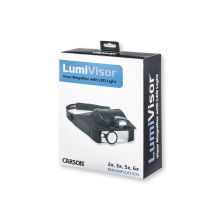 Loupe met hoofdband en LED lamp Carson Lumivisor LV-10 2x/3x/5x/6x lens