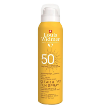 Louis Widmer Clear sun spray 50+ (200ml ) Zonder parfum