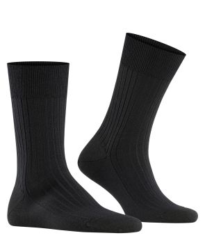 FALKE Bristol Pure Chaussettes Hommes Noir