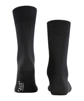 FALKE Bristol Pure Chaussettes Hommes Noir