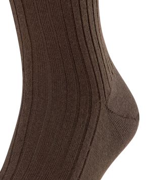 FALKE Bristol Pure Chaussettes Hommes Marron