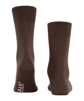 FALKE Bristol Pure Chaussettes Hommes Marron