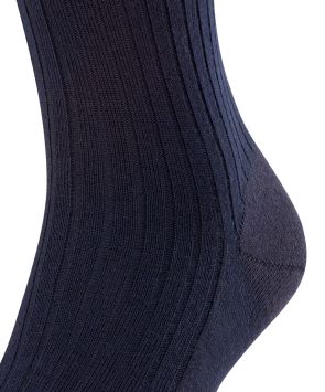 FALKE Bristol Pure Chaussettes Hommes Marine