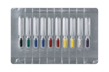 Aiguilles d'extirpation Dentsply Sirona A004B 21 mm ISO 20-60 assortiment