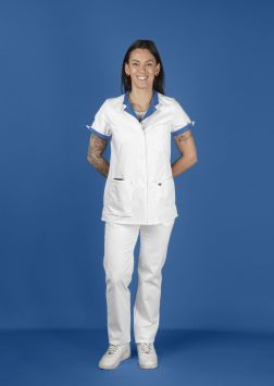 BP Laura veste pour femmes Laura blanc bleu azur