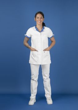 BP Laura veste pour femmes Laura blanc bleu azur