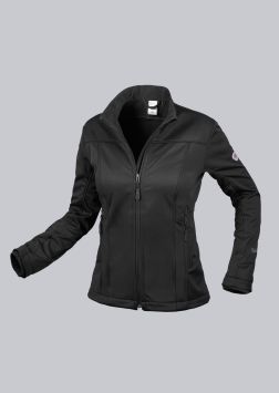 BP gevoerde softshell jack voor dames zwart