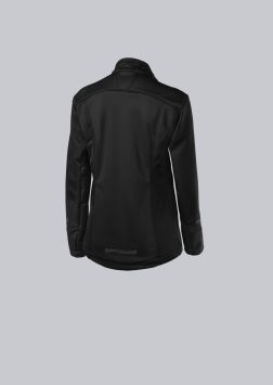 BP gevoerde softshell jack voor dames zwart