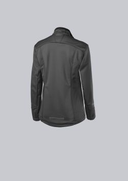 BP gevoerde softshell jack voor dames antraciet