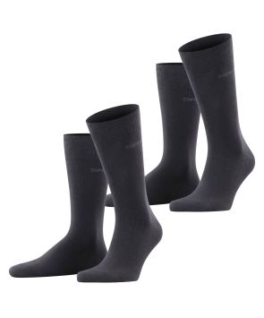 Chaussettes Hommes Esprit Basic Uni 2-Pack Noir