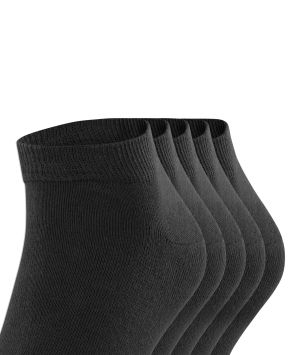 Esprit Chaussettes hommes Sneaker Solid 5-Pac Noir