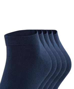 Esprit Chaussettes hommes Sneaker Solid 5-Pac Marine