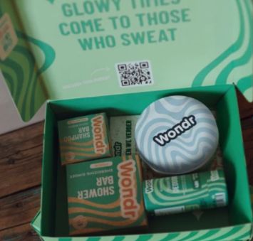 Wondr box Sweat & glow (4 produkten)