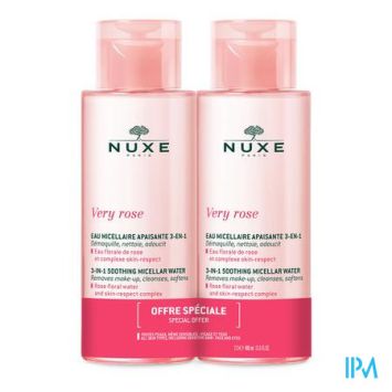 Nuxe eau micellaire Very Rose promopack 2x400ml