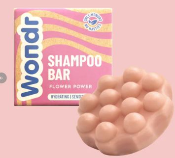 Wondr Shampoobar Flower power (hydratatie / gevoelig ) 55gr