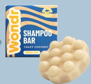 Wondr Shampoobar Crazy coconut (normaal haar) 55gr