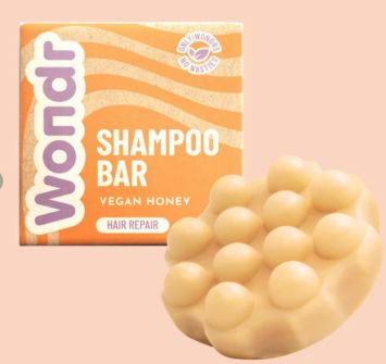 Wondr Shampoobar Miel végétalien (réparateur) 55gr