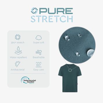 Pure Stretch comfort tuniek Unisex zwart