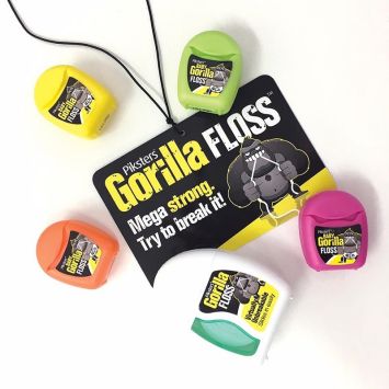 Piksters Gorilla Floss Waxed X-Strong Twin-Pack