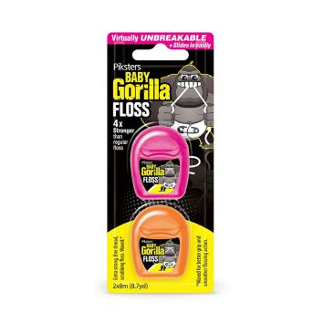 Piksters Gorilla Floss Waxed X-Strong Twin-Pack