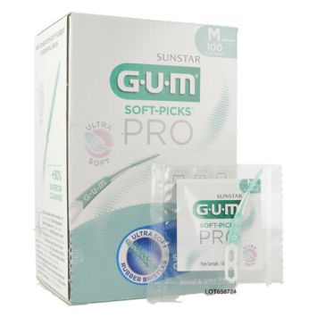 GUM Soft Picks Pro 100st (sample box) - M