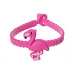 Armband silicone Flamingo 60 st