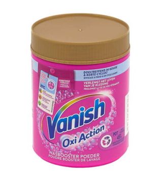 Vanish Oxi Action poeder roze 530gr Kleurbeschermend Wasbooster