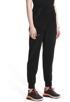 Infinity pantalon jogging femmes Jade confort stretch slim-fit Noir