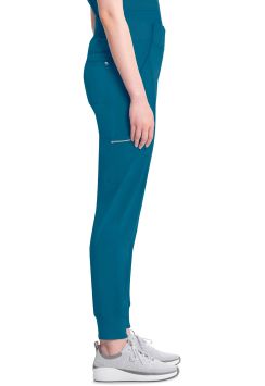 Infinity pantalon jogging femmes Jade confort stretch slim-fit  Bleu des Caraïbes 