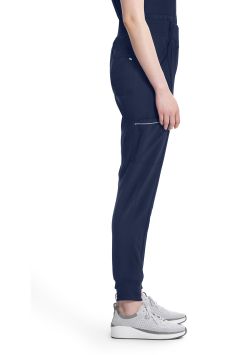 Infinity dames jogging broek Jade slim-fit stretch comfort Navy