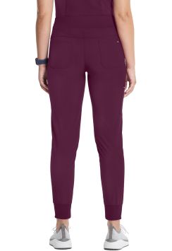 Infinity pantalon jogging femmes Jade confort stretch slim-fit Bordeaux 