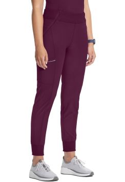 Infinity dames jogging broek Jade slim-fit stretch comfort Bordeaux