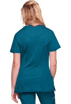 Infinity tuniek voor dames Jade stretch comfort  Caribisch Blauw 