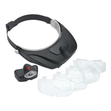 Loupe avec bandeau et lampe LED Carson Magnivisor Deluxe CP-60 x1,5,x2,x2.5x3