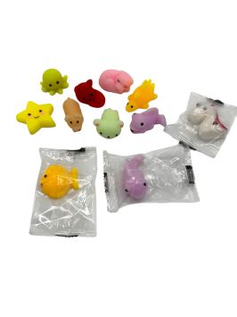 Schattige stretchy en squishy diertjes 5cm per 100 st